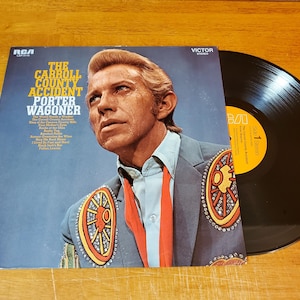 Porter Wagoner Vinyl LP The Carroll County Accident - Play Tested Record - VG+ Classic Country 1969