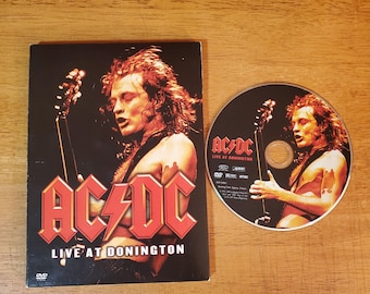 DVD de concert de l'ACDC - Live At Donnington - Angus Young - Les monstres du rock