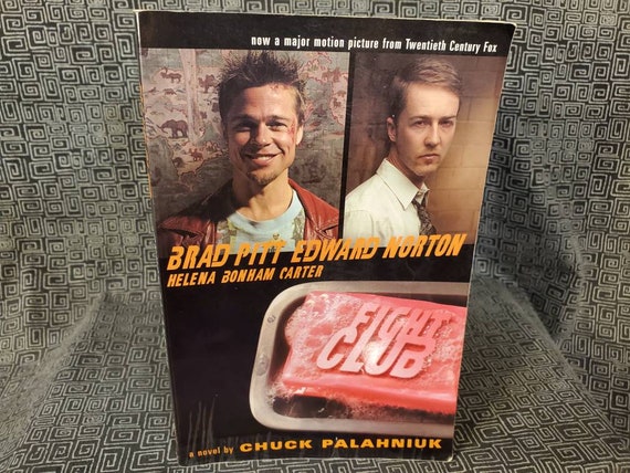 FIGHT CLUB Softcover Book Chuck Palahniuk Brad Pitt Edward - Etsy