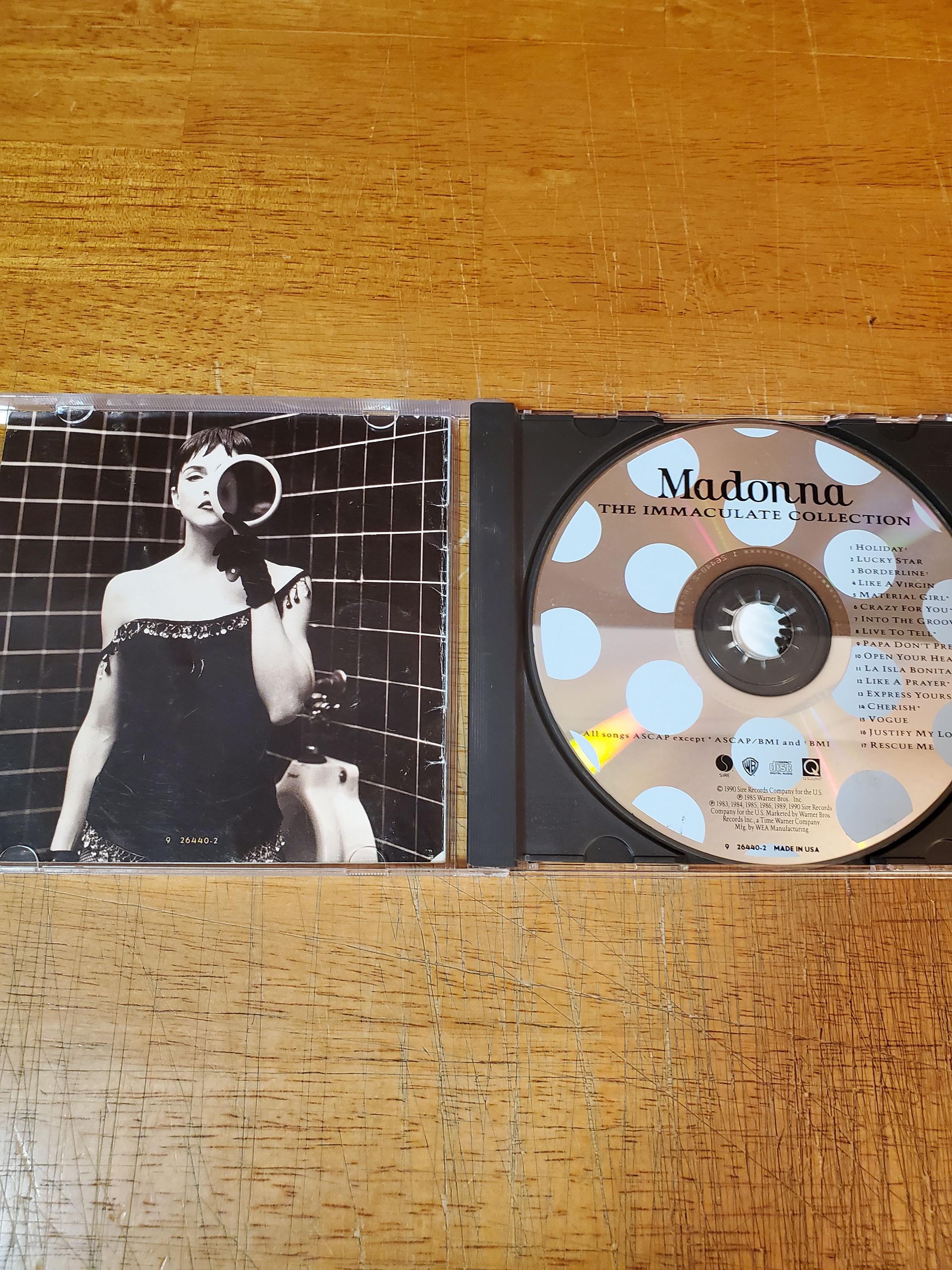 Madonna the Immaculate Collection Greatest Hits CD - Etsy