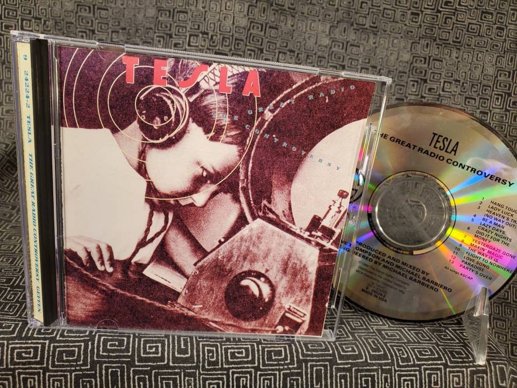 TESLA CD the Great Radio Controversy Love Song the Way It is Heaven's Trail  Hang Tough 1989 