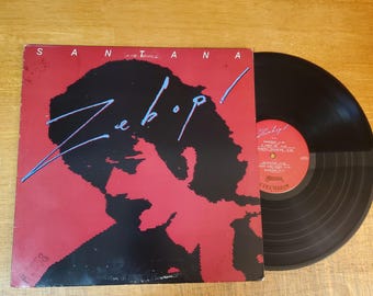 LP de vinilo de Santana - ZEBOP. Disco probado - Vg+ 1981