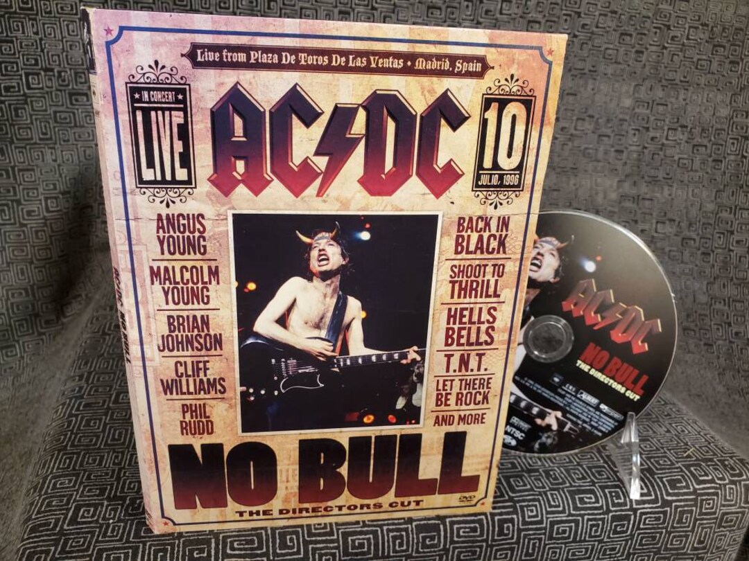 ACDC Concert DVD No Bull Angus Young - Ballbreaker Tour - Heavy Metal ...