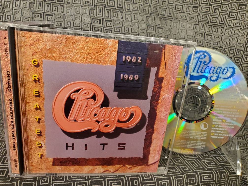 CHICAGO Greatest Hits CD - 1982-1989 - Peter Cetera Era Hits - Etsy