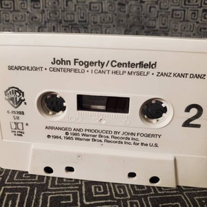 John Fogerty Centerfield Cassette Tape Singer of Creedence - Etsy