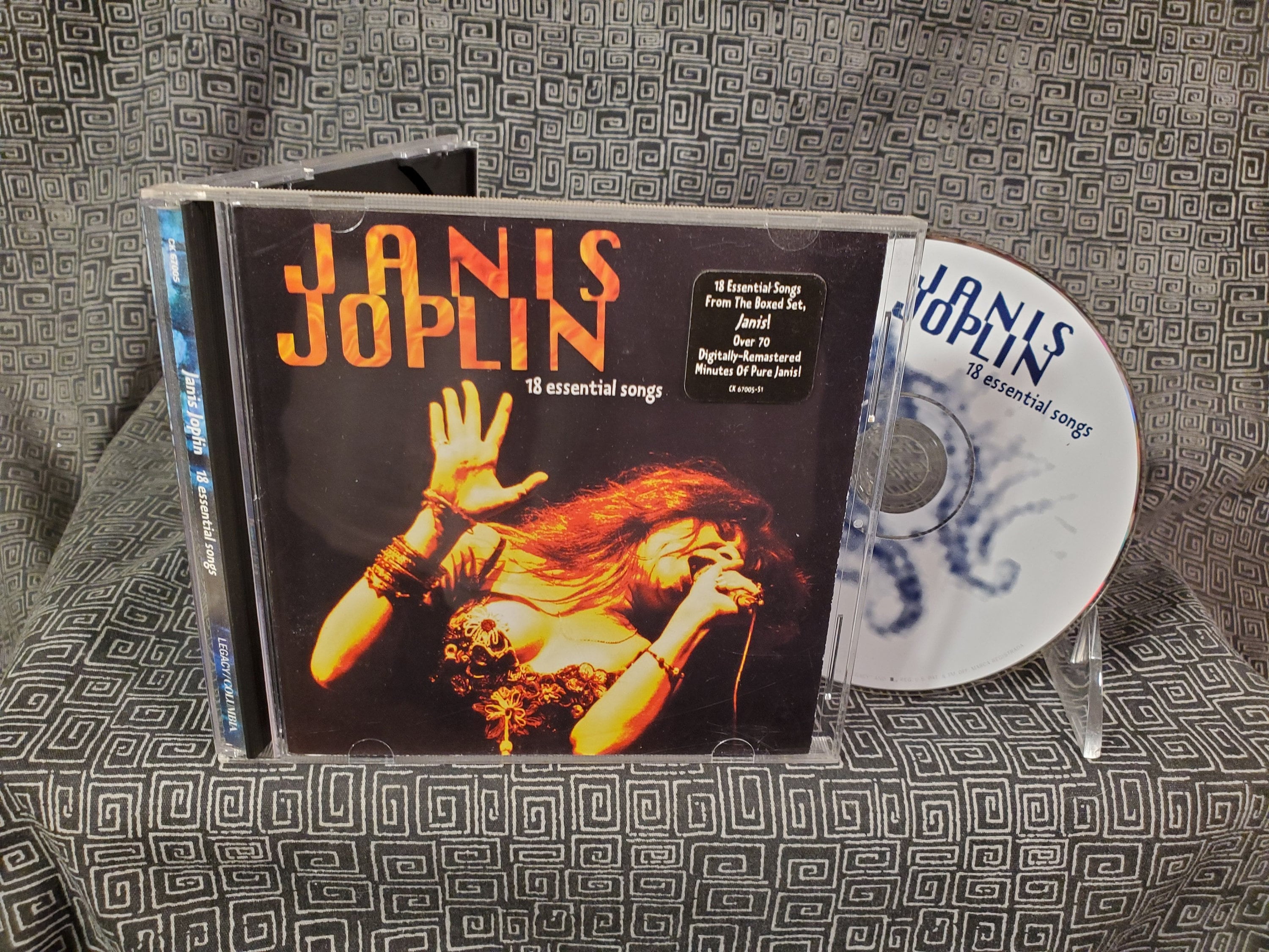 Janis Joplin CD 18 Essential Songs - Move Over - Me and Bobby