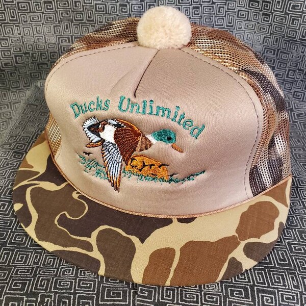 Duck Hunter Camo Hat Etsy