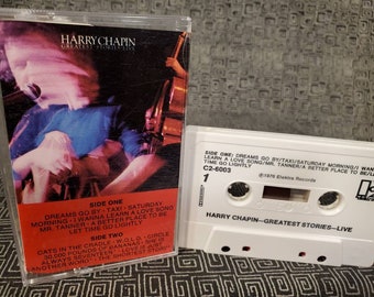 Harry Chapin Live Cassette Tape  Greatest Stories - Cats In The Cradle - Taxi - 1976