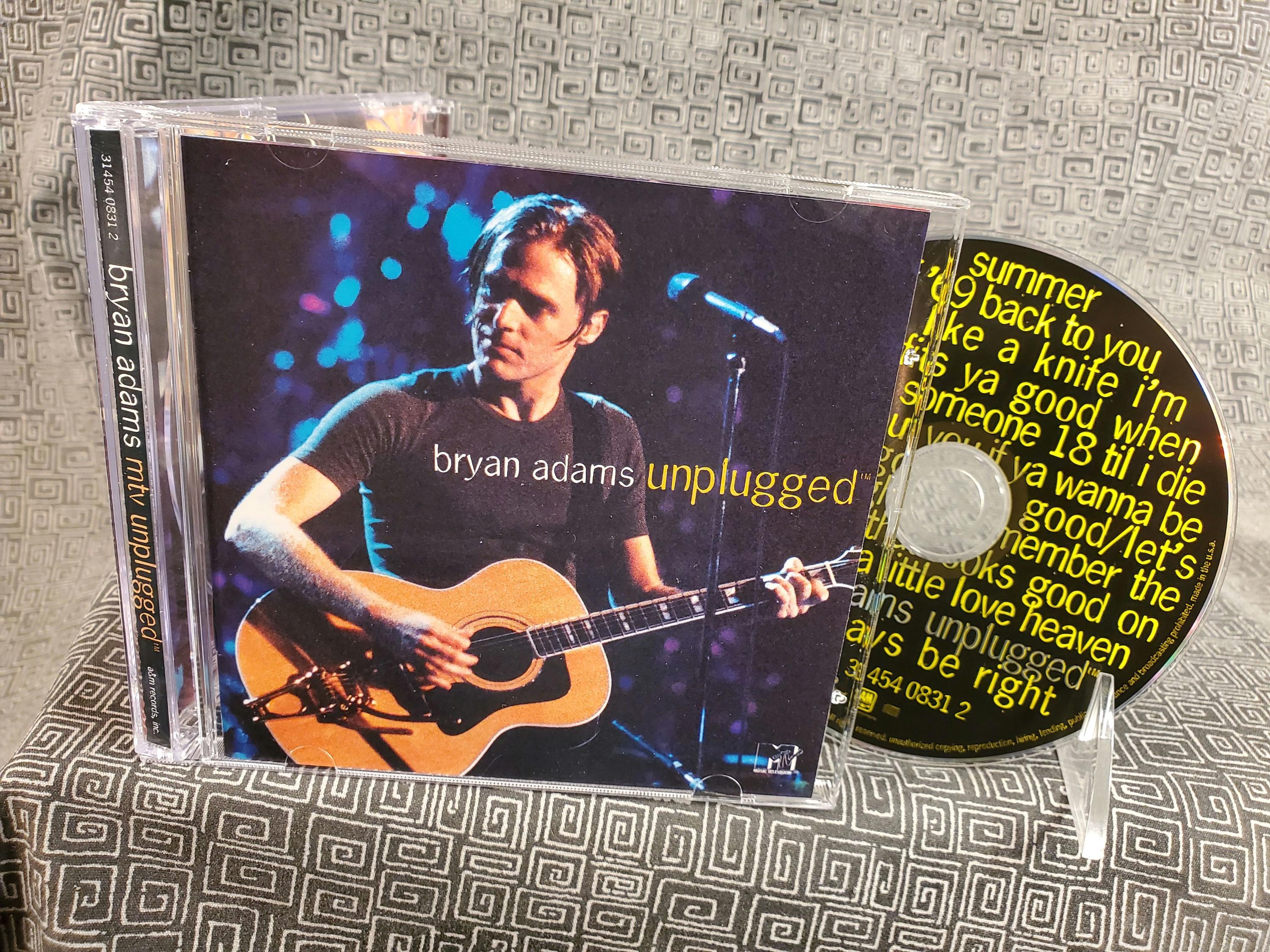 Bryan Adams CD Unplugged Greatest Hits - Summer of 69 - Run to You