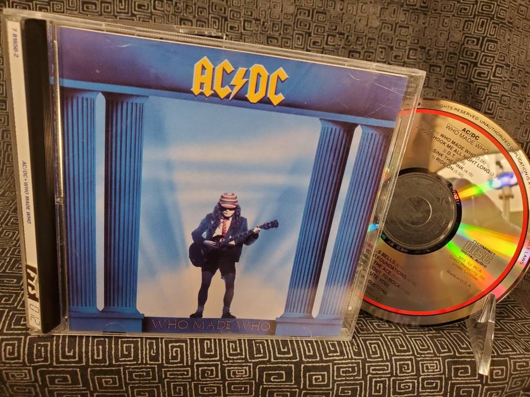 ACDC Who Made Who CD Maximum Overdrive Movie Soundtrack Angus Young Bon ...