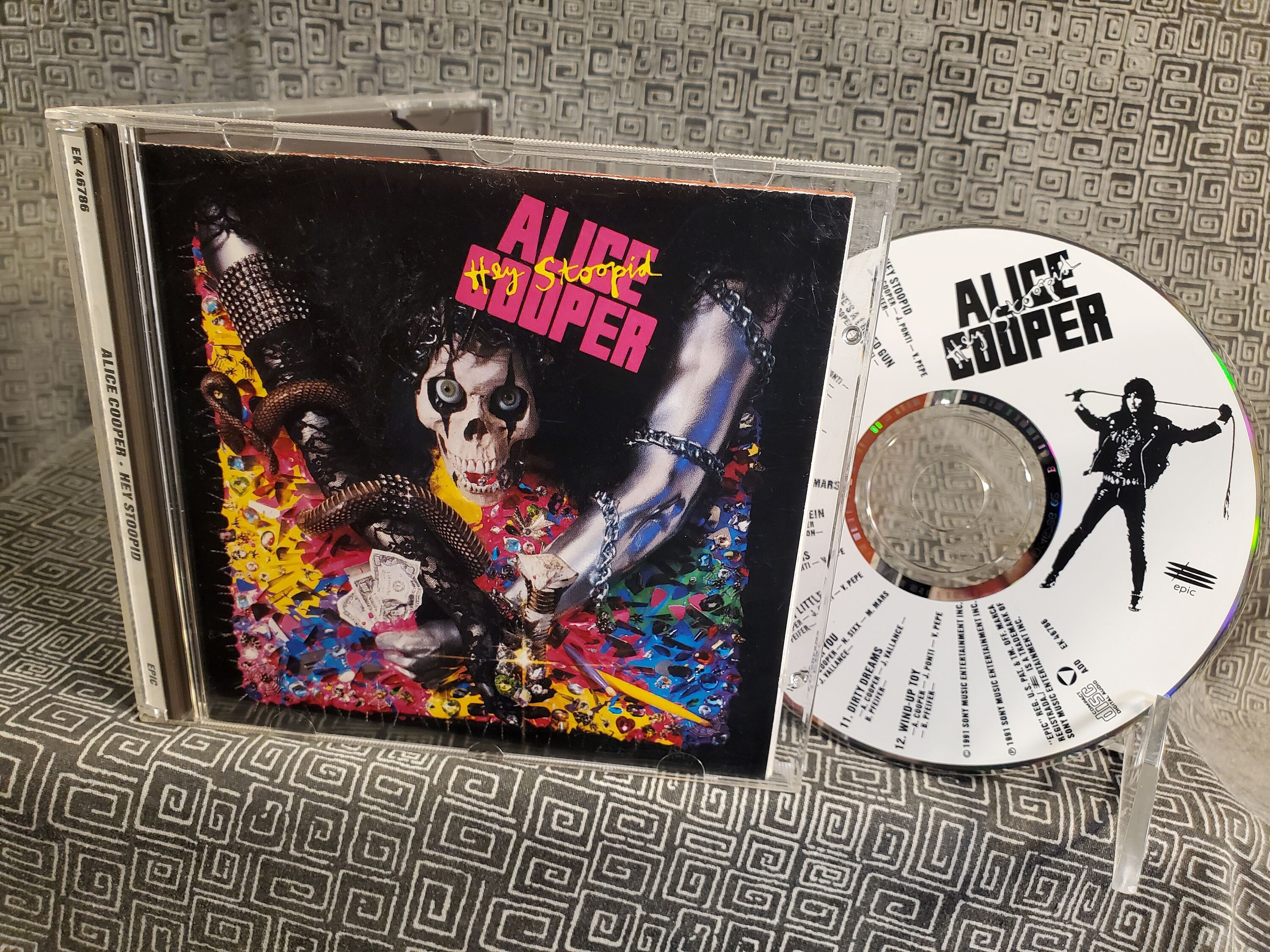 Alice Cooper Hey Stoopid CD 1989 Heavy Metal Glam Classic