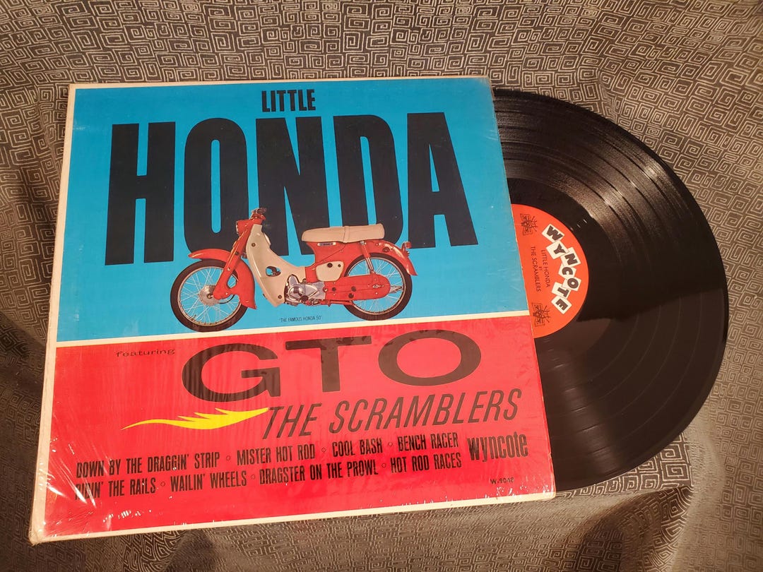 The Scramblers Vinyl Record - Little Honda / GTO - Play Tested LP Album ...