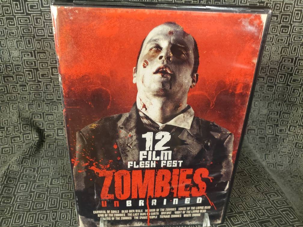 Zombies Unbrained DVD 3 Disc Set - 12 Film Flesh Fest - Night of