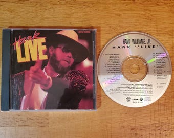 CD en vivo de grandes éxitos de Hank Williams Jr. - Bocephus - Música country rebelde