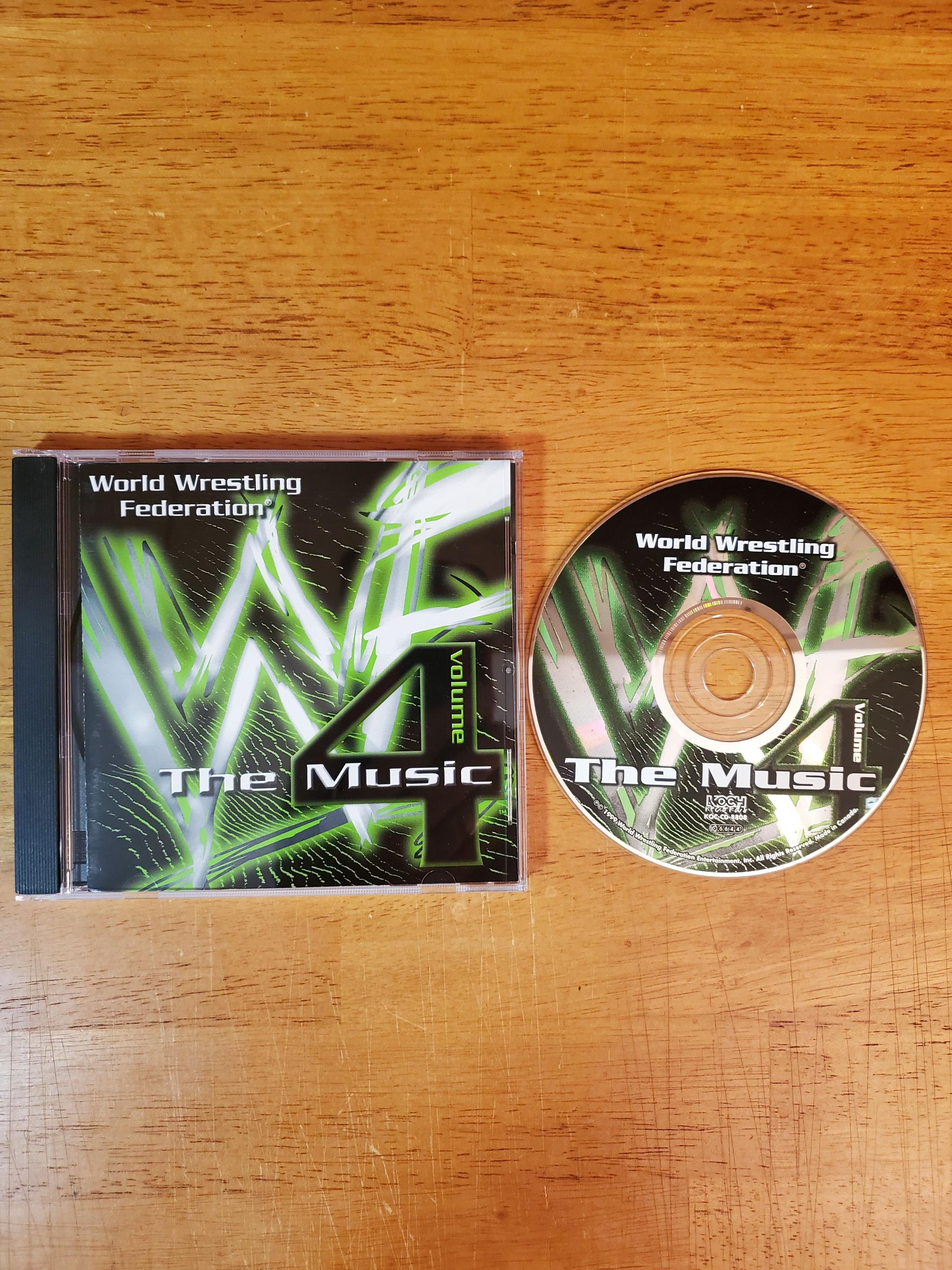 WWF Music CD Volume 4 the Music - WWE Wrestling Entrance Music