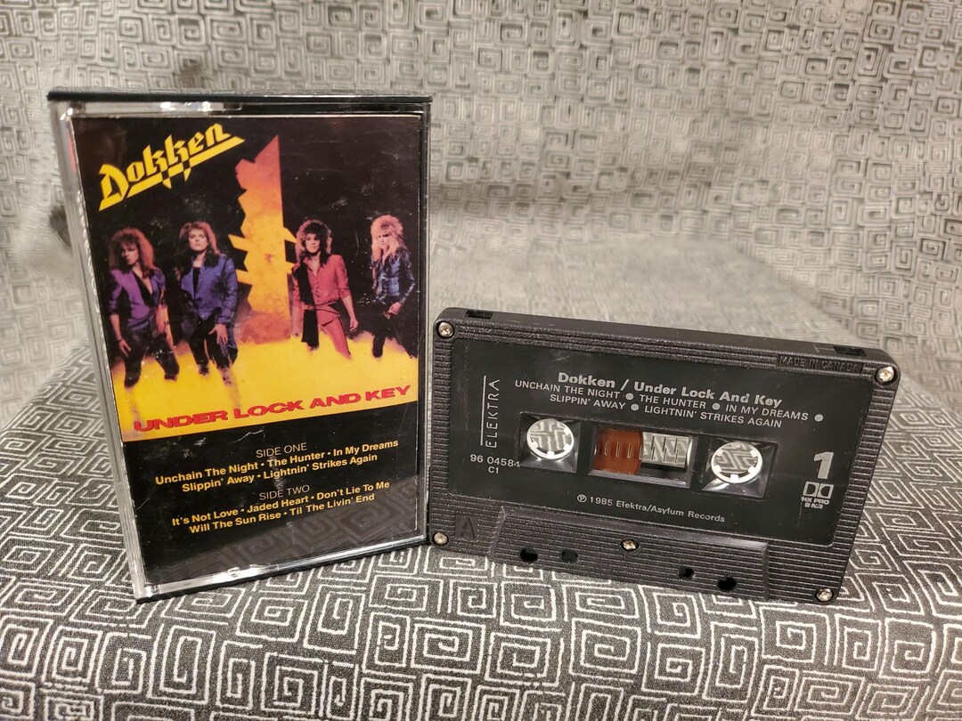 DOKKEN Cassette Tape Under Lock and Key in My Dreams, It's Not