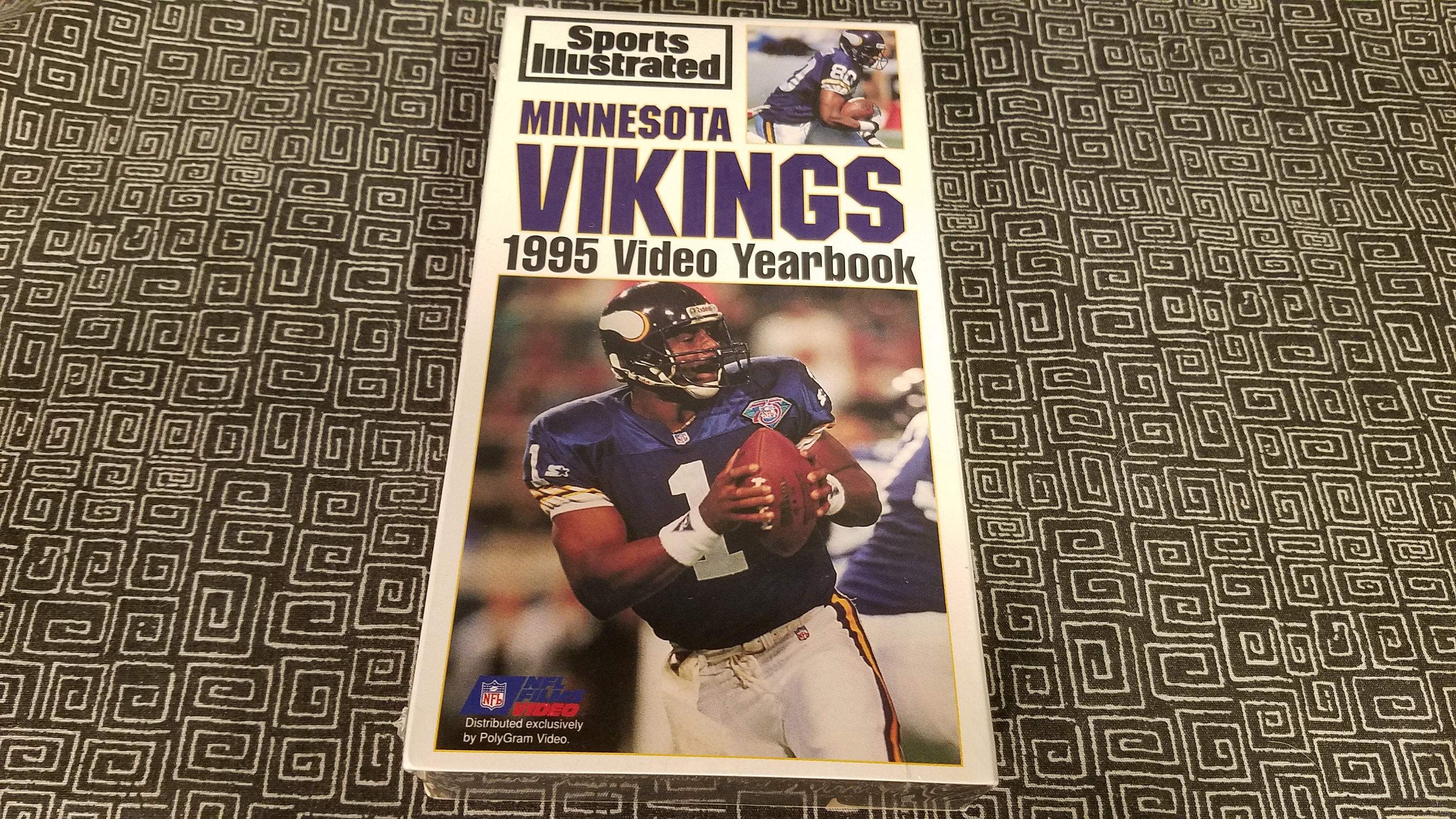 Sealed Minnesota Vikings VHS Tape 1995 Video Yearbook Cris Etsy