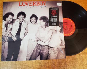 LOVERBOY Vinilo LP - Lovin Every Minute Of It - Disco probado Vg+ Rock clásico - 1985