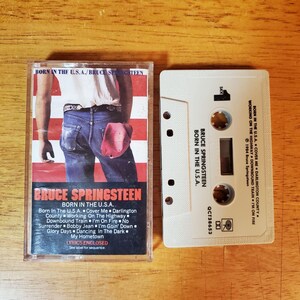 BRUCE SPRINGSTEEN Born In The USA Cassette Tape