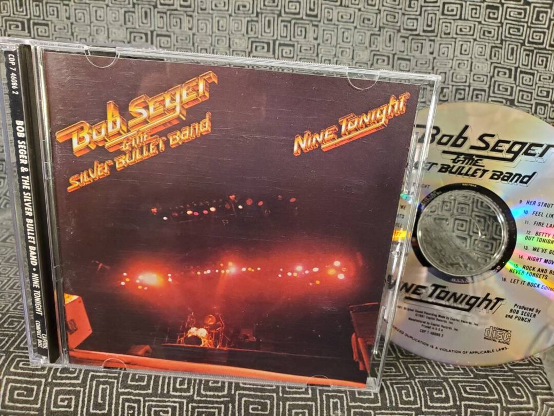 Bob Seger CD Nine Tonight LIVE Greatest Hits - Night Moves