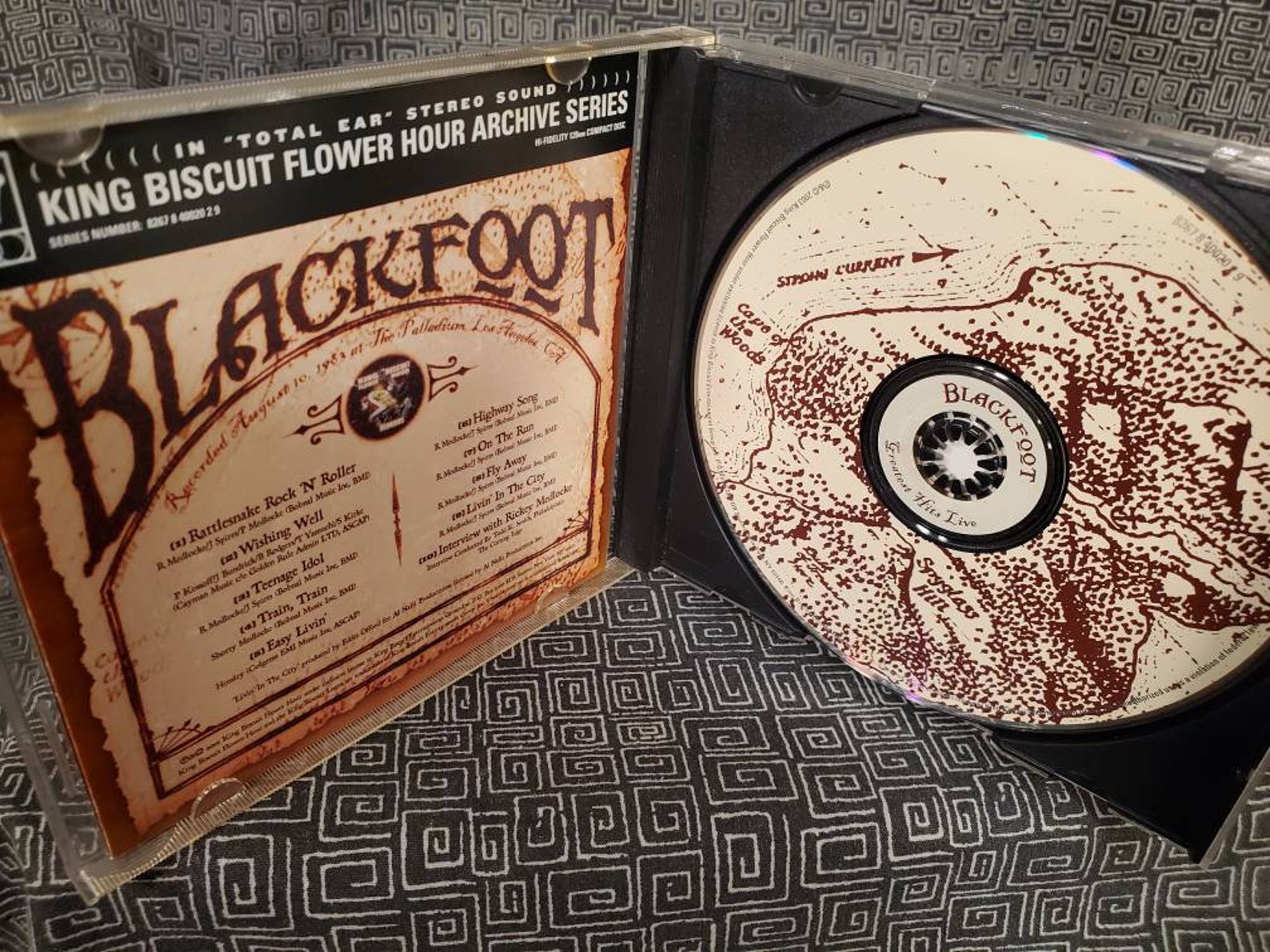 Blackfoot Greatest Hits Live CD King Biscuit Flower Hour Etsy
