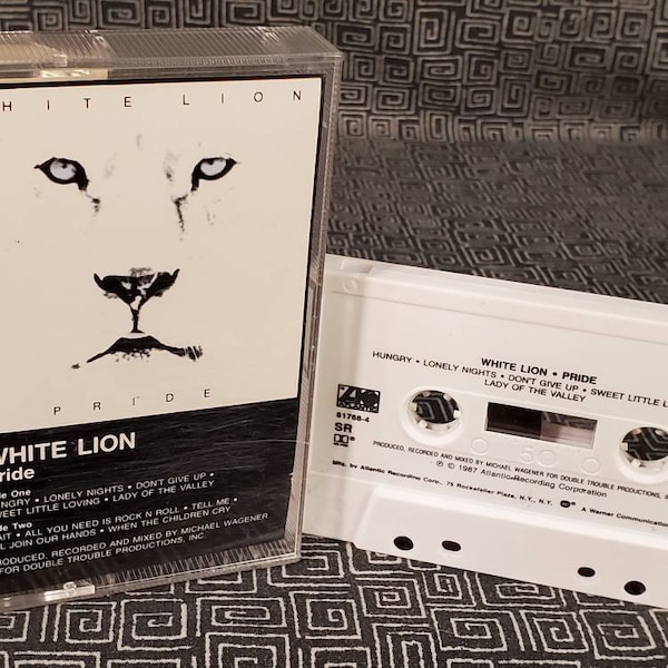 WHITE LION  Pride Cassette tape 1987  - Wait - Hungry - Tell Me - When The Children Cry - Hair Metal
