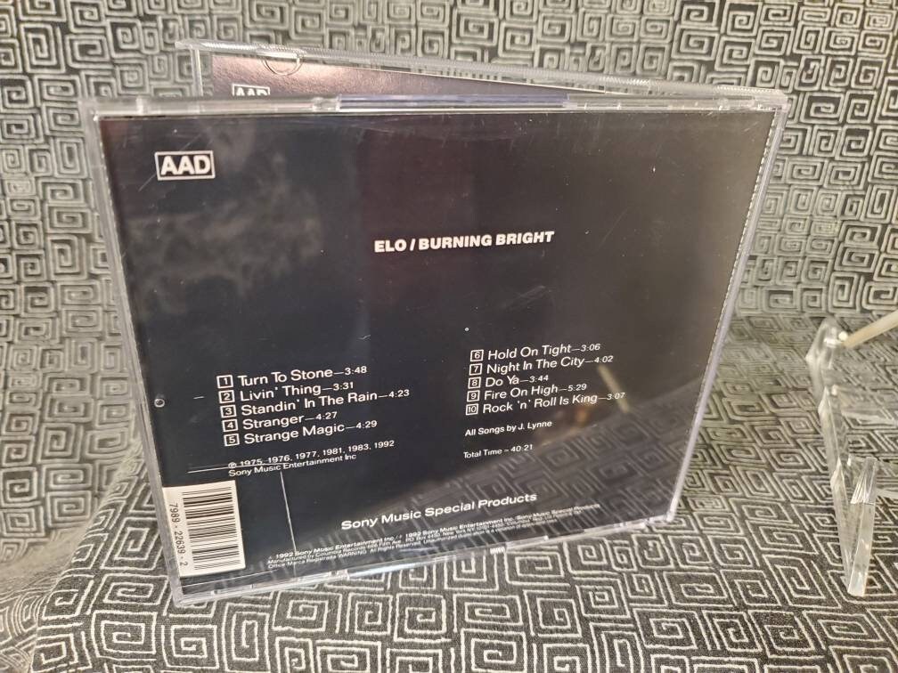 ELO Burning Bright CD Electric Light Orchestra Greatest Hits 