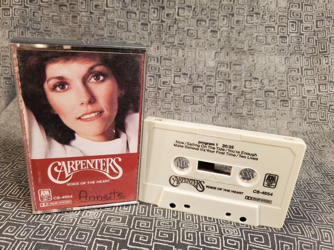 The Carpenters Cassette - Voice of the Heart - 70's Best Of- Karen ...
