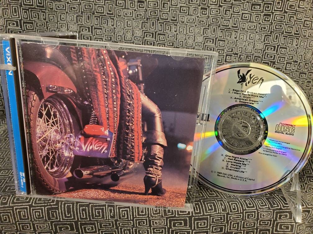 BROKEN LIFE￼￼ CD Vixen CD - Self Titled - Edge of A Broken Heart - 1989 - Etsy