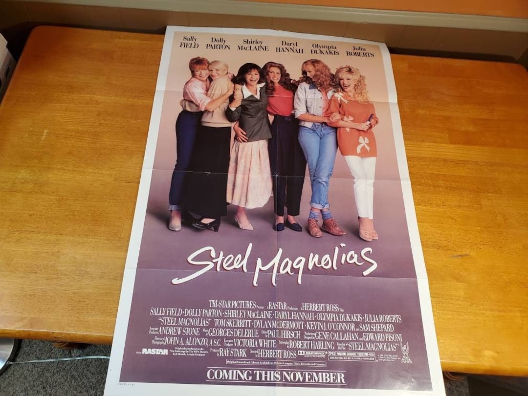 Steel Magnolias Movie Poster Authentic Original Vintage Etsy