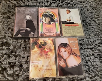 Barbra Streisand Cassette Tape (Set of 5 ) Ballads -  Love Songs - Broadway