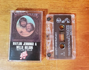 Waylon Jennings and Willie Nelson Cassette Tape - 1978 Outlaw Country