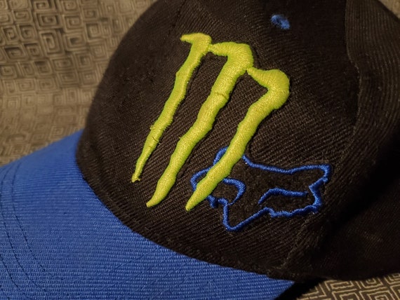 Monster Energy Drink Fox Racing  Strapback Hat - … - image 3
