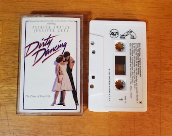 Dirty Dancing Movie Soundtrack Cassette Tape - Patrick Swayze - 1987