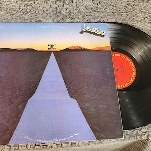 Judas Priest Vinyl Record - Point Of Entry - Play Tested LP Album - 80s Classic Heavy Metal - Vg+ - 1981 - Desert Plains - Hot Rockin