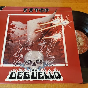 ZZ Top Vinyl Record -Deguello - Play Tested LP Album - Vg+ - Original 1979 - Cheap Sunglasses