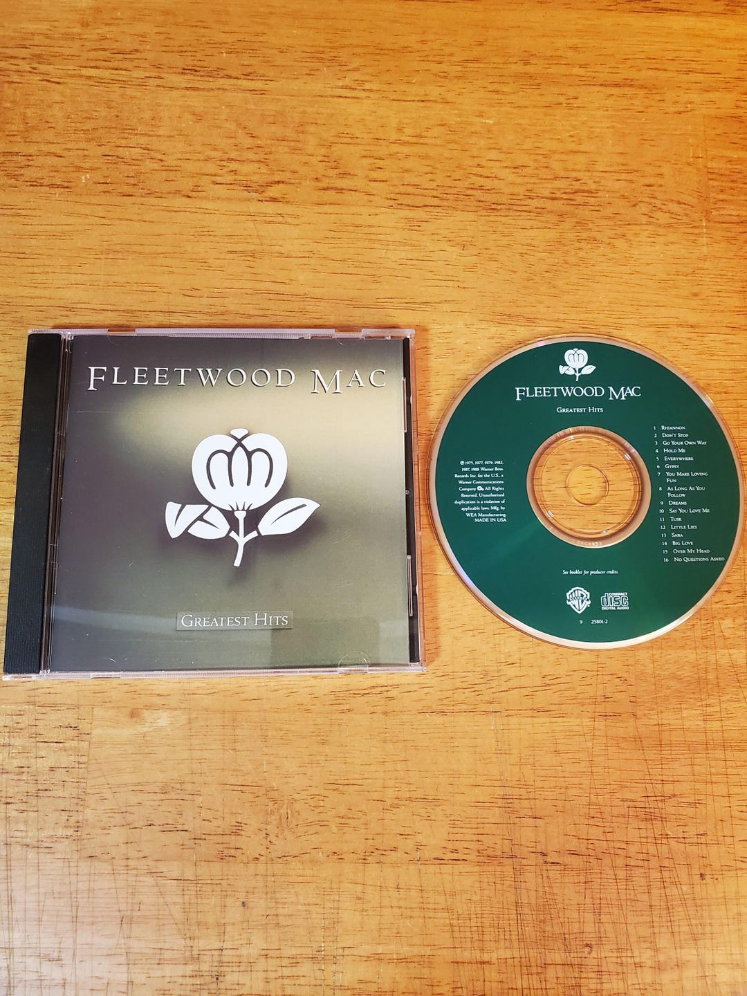 Fleetwood Mac - Greatest Hits CD - Rhiannon - Sara - Tusk - Gypsy