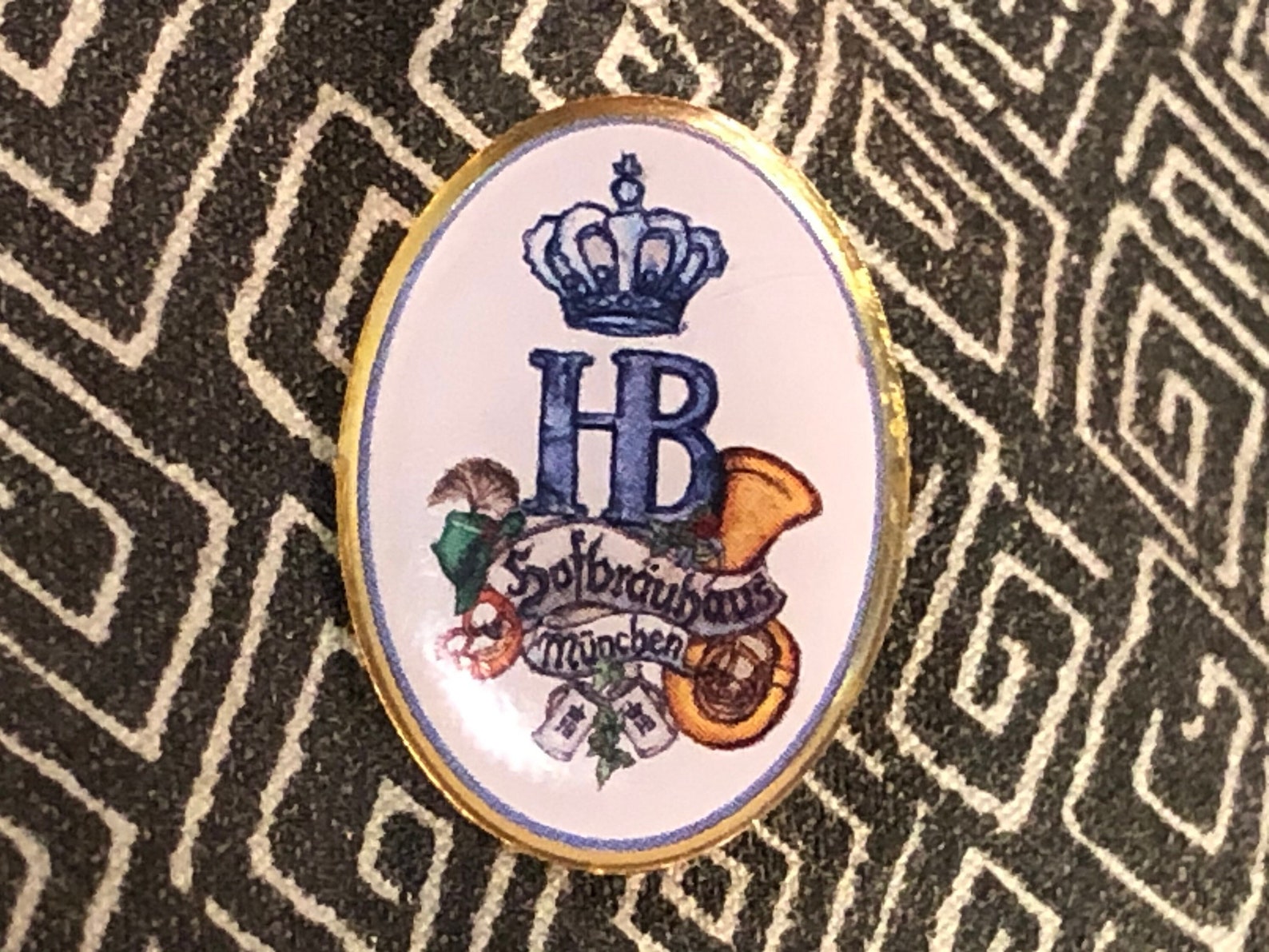 HB HOFBRAUHAUS MUNCHEN Enamel Pin - Deutschland - Germany - German - Beer - rare