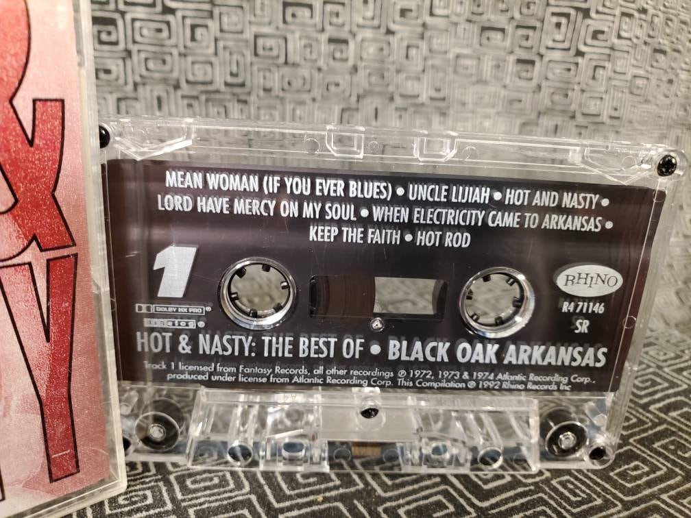 Black Oak Arkansas Greatest Hits Cassette Tape Hot and Etsy UK