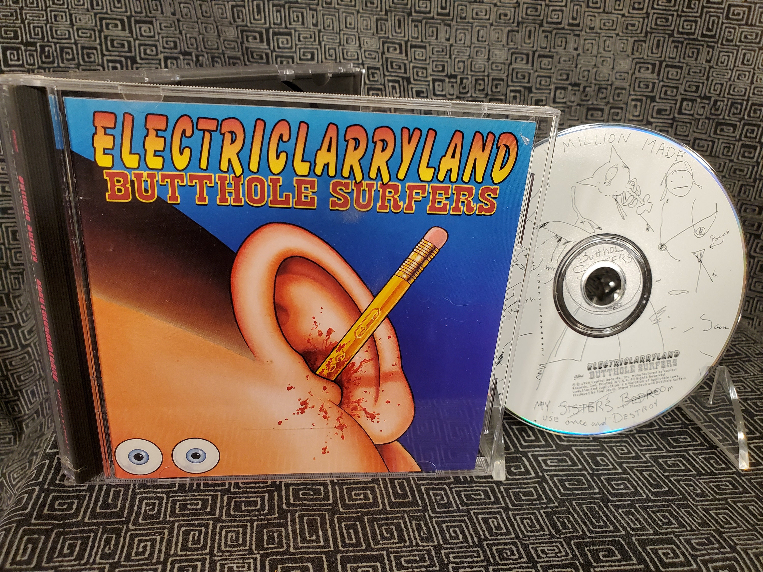 Butthole Surfers Electric Larryland CD - Pepper - Cough Syrup