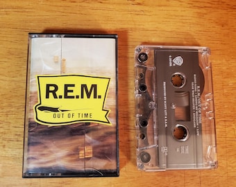 R.E.M. Cassette Tape - Out Of Time - Losing My Religion - Shiny Happy People