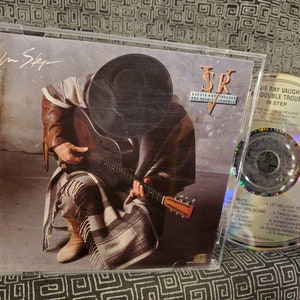 Stevie Ray Vaughan CD - In Step - Blues Guitar Legend - Crossfire - Tightrope - The House Is Rockin - 1989