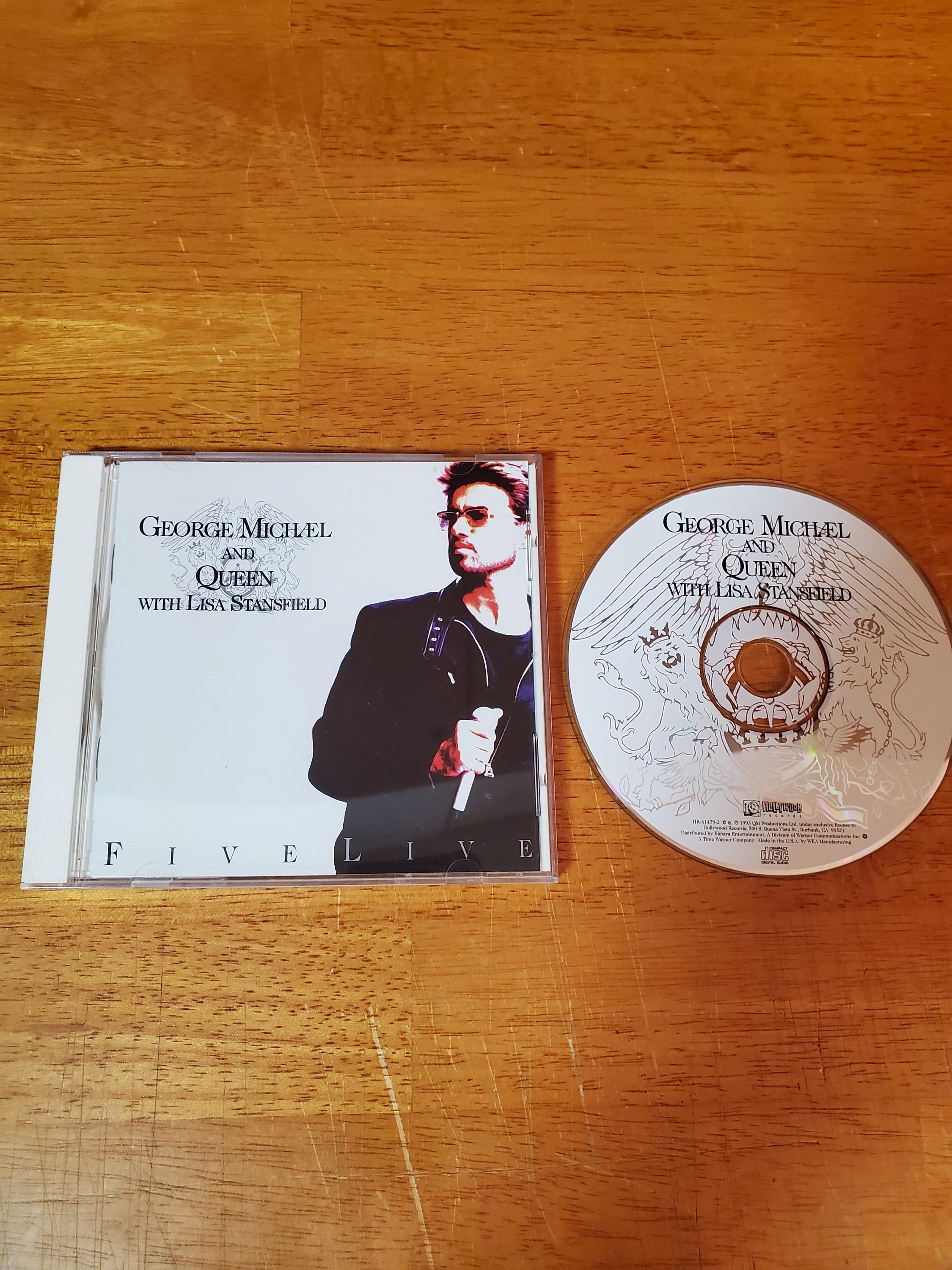 George Michael and QUEEN CD With Lisa Stansfield - Five Live - Etsy