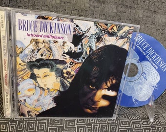 Bruce Dickinson of Iron Maiden CD  Tattooed Millionaire - Bonus Tracks - Heavy Metal Music