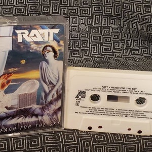 RATT Reach For The Sky Cassette Tape  Ratt & Roll - Glam Hair Metal Classic - Way Cool Jr -  1988