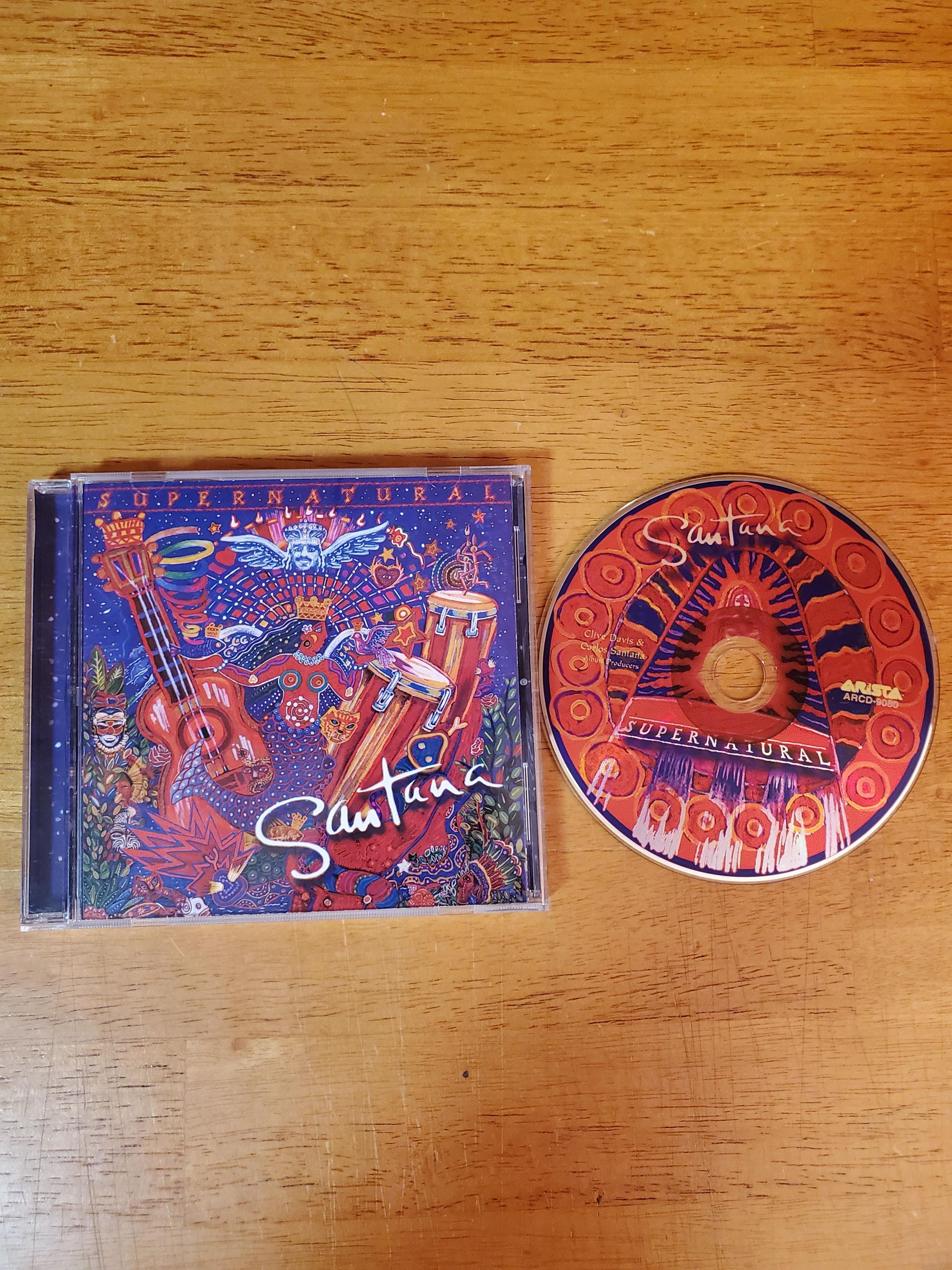 Santana Supernatural CD - Rob Thomas of Matchbox 20 - Everlast - Etsy