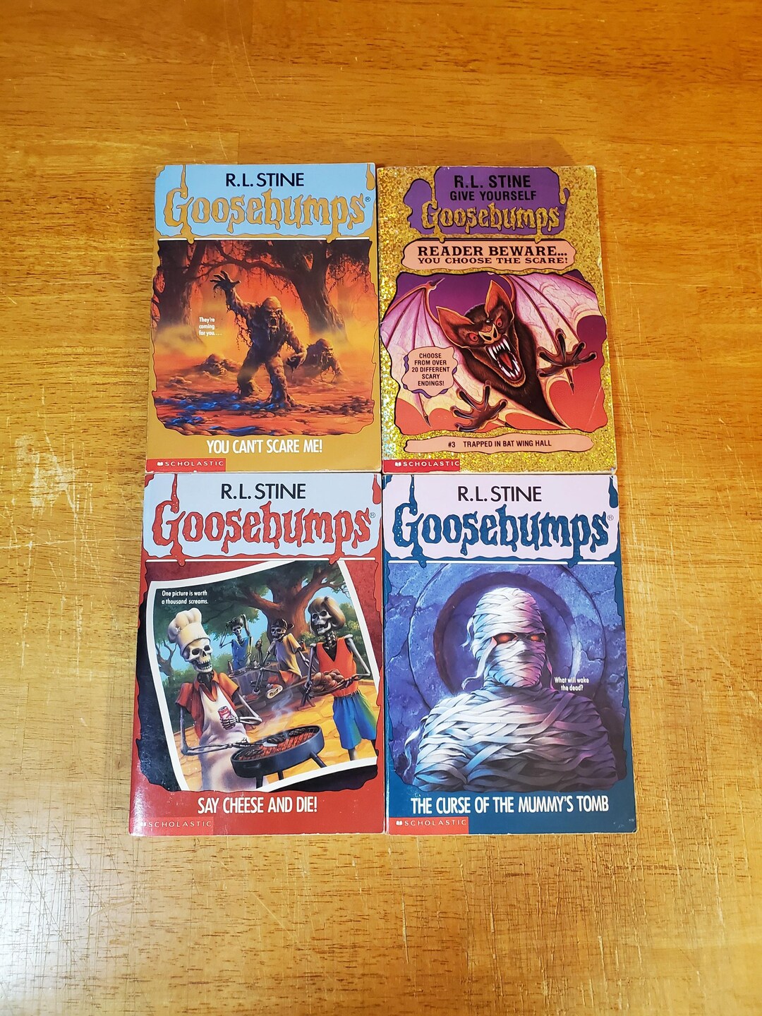 Goosebumps Set of 4 Paperback Books - Horror for Teens - R.L. Stine - Etsy