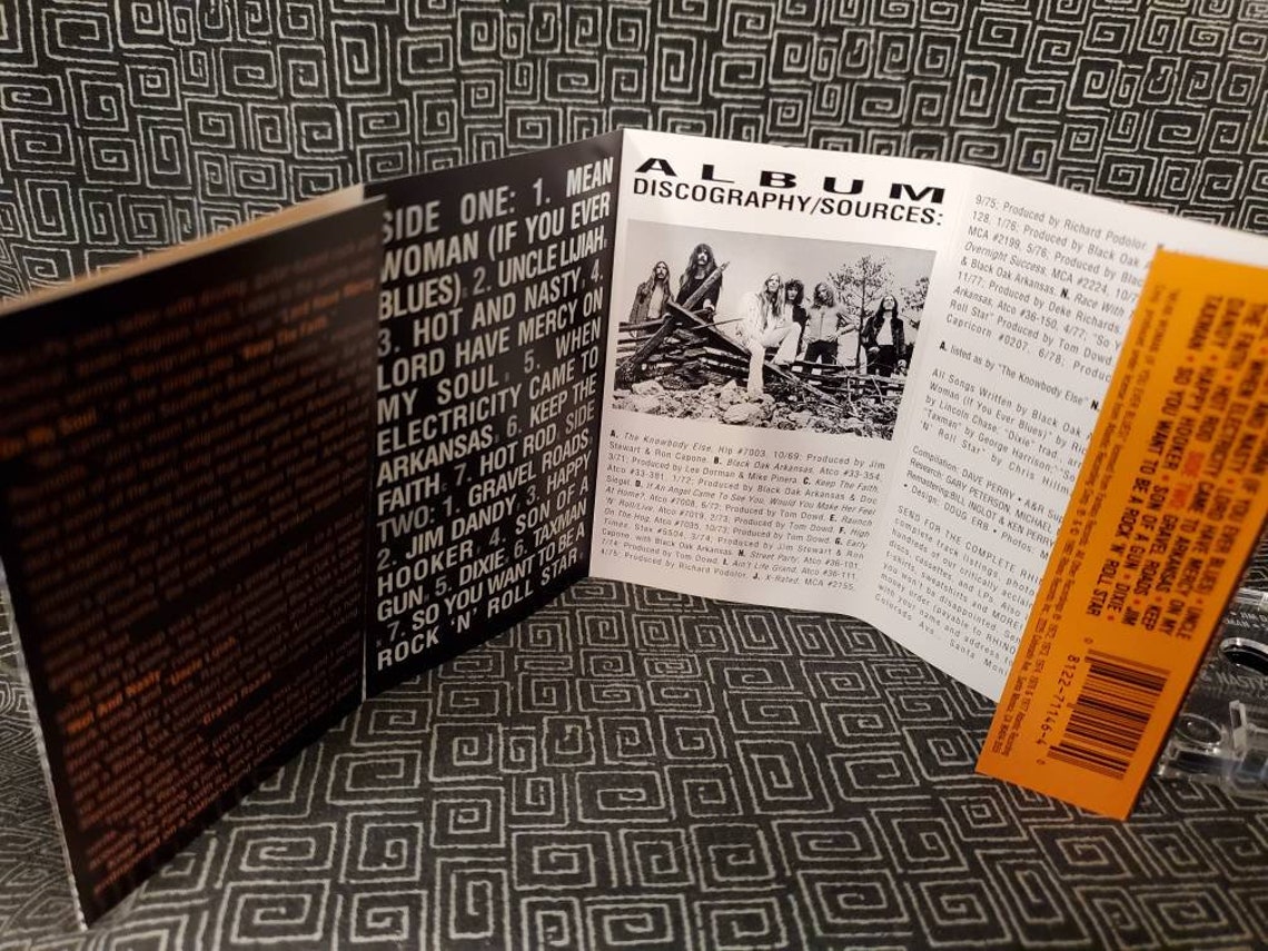 Black Oak Arkansas Greatest Hits Cassette Tape Hot and Etsy UK