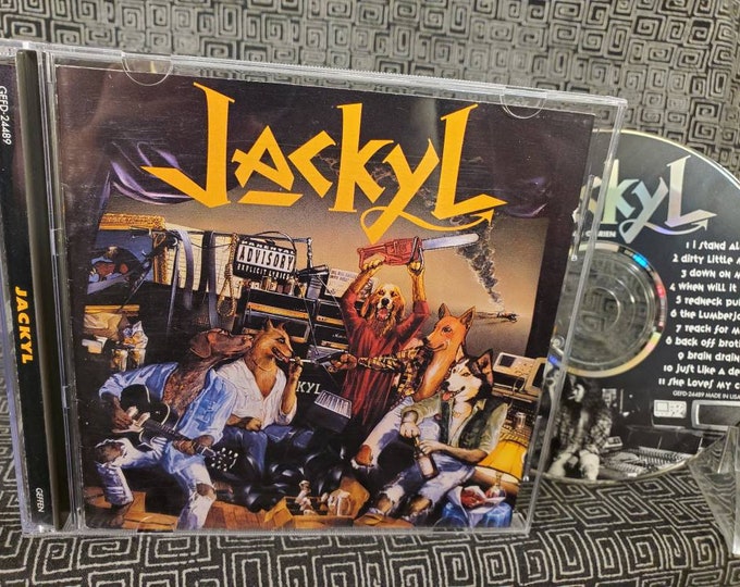 Jackyl CD Self Titled Debut Album Lumberjack Song Down on Me Jesse