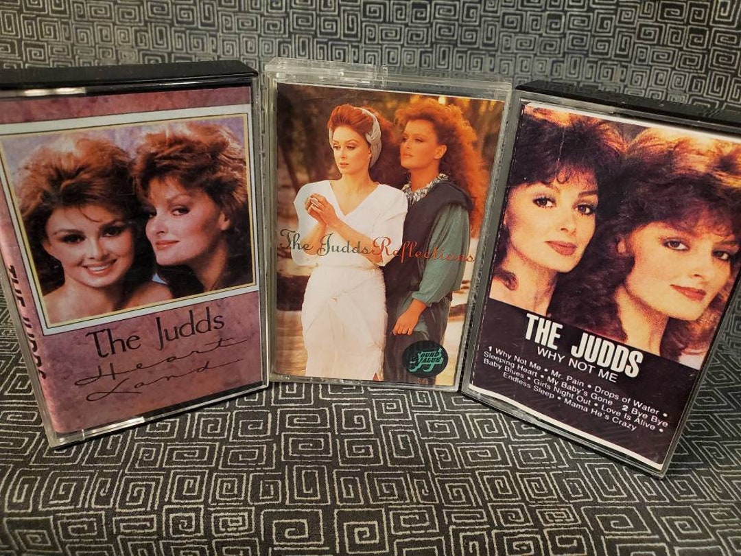 The JUDDS Cassette Tape Set Naomi and Wynonna Judd Reflections Heart Land Why Not Me Country